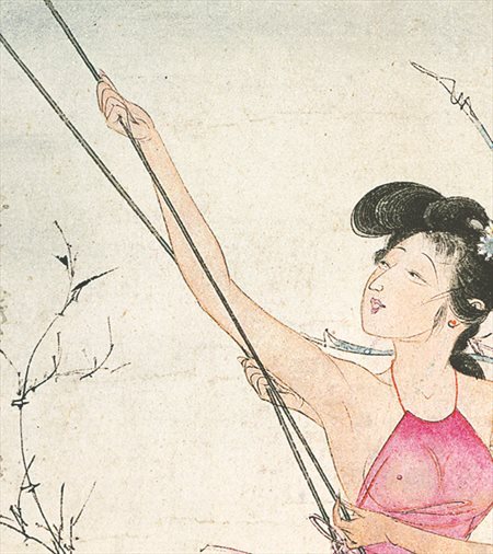 沙雅县-胡也佛的仕女画和最知名的金瓶梅秘戏图